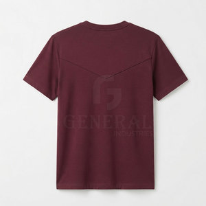 T-shirts décontractés pour hommes, élégants, confortables, respirants, à séchage rapide, légers, à manches courtes, en coton, parfaits pour la salle de sport et les activités de plein air - Product Image 2