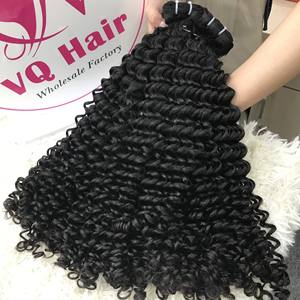 Hot Trending 100% Virgin Vietnamese Human Hair Natural Black Deep Wave Machine Trama Doble - Product Image 1