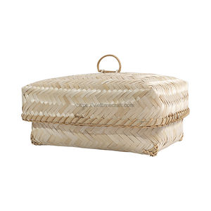 Boîte-cadeau en bambou écologique pour les vacances/panier de rangement/boîte en bambou quantité minimale de commande de gros meilleur prix bas en gros - Product Image 1