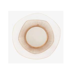 Miroirs décoratifs muraux noirs à cadre floral pour la décoration de la maison, de l'hôtel et du salon. - Product Image 3