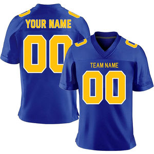 Camiseta de fútbol americano para hombre 2025 cómoda de poliéster de secado rápido transpirable y venta caliente a un precio - Product Image 3