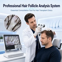 Analyseur professionnel des follicules pileux, appareil d'imagerie capillaire AI pour la croissance des cheveux et la consultation sur la perte de cheveux