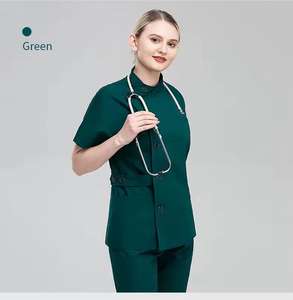 Uniformes de gommage médicaux femmes gommage infirmière uniforme haut pour hôpital OEM Service gommage infirmière - Product Image 3