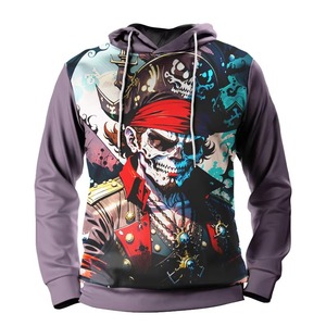 Sudaderas con Capucha de Forro Polar 100% Algodón Unisex al por Mayor, Venta Caliente, Estampado Completo, Logotipo 3D Personalizado, Patrón Sólido, Cuello con Capucha - Product Image 4