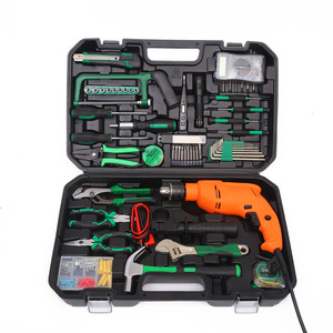 Juego de taladro de impacto, herramientas de reparación de Hardware para el hogar, 128 piezas - Product Image 6