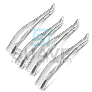 Juego de pinzas de extracción de acero inoxidable, alicates quirúrgicos dentales, herramientas de extracción de dientes de cirugía Oral de SUAVE SURGICAL INSTRUMENTS - Product Image 1
