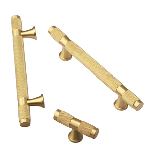 Nouveau tiroir poignée de porte de meubles meubles de cuisine armoire poignée de porte en laiton massif look élégant meilleure qualité poignée en laiton - Product Image 4