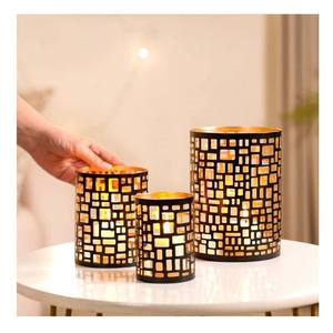 Offre Spéciale Vintage fer métal bougie votive support de support noir or fini décoration de la maison éclairage caractéristique nouveauté bougie - Product Image 2