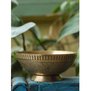 Cuencos Clásicos de Latón de la India con Acabado Liso y Patrón Único para Uso Diario y Festivo Disponibles al Mejor Precio - Product Image 5