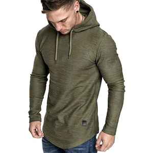 Men's Solid Color Lightweight Hoodie Sweatshirt <b>Long</b> <b>Sleeve</b> Fitness <b>T</b>-<b>Shirts</b> Breathable Streetwear Autumn Cotton Winter - Product Image 1