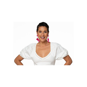 Maglia Elsa da Donna Leota con Maniche a Sbuffo in Maglia Solida, Colore Bianco, Taglia Piccola - Product Image 3