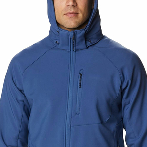 Venta al por mayor de los hombres tácticos de invierno impermeable transpirable Softshell chaqueta soporte con capucha diseño ecológico Material personalizado - Product Image 6