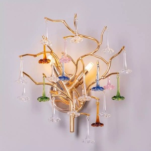 New Design 2026 Golden Metal Modern <b>Wall</b> Lamp with Irregular Shape for Living Room Bedroom Home Hotel Restaurants Decorative - Product Image 1