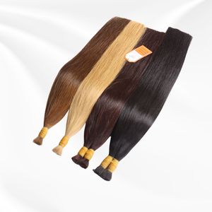 Super Double Drawn Raw Unprocessed Virgin Vietnamese Bulk Human <b>Hair</b> Extensions Full Cuticle Aligned Straight Style Remy <b>Hair</b> - Product Image 1