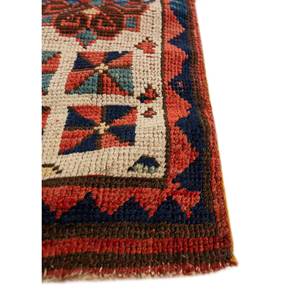 Alfombra de Lana Azul Kiaan Anudada a Mano con Patrón Geométrico, Alfombra Grande para el Hogar, Sala de Estar, Pasillo, Decoración, 9x12, Paem-1306 - Product Image 4