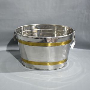 Large Size Copper Wine Bucket Quality Beverage Tub for Party Latest Design From Manufacturers and Suppliers - Product Image 3