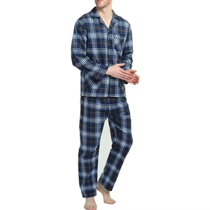 OEM personalizado producto de moda hombres traje de noche de manga larga de alta calidad pijama conjunto para los hombres diseño único dormir desgaste traje - Product Image 2