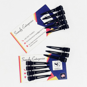 Somofy Enterprises-Herramientas de extensión de cabello de acero inoxidable negro, 12 unidades, de alta calidad, sostenible, Etiqueta Privada - Product Image 3