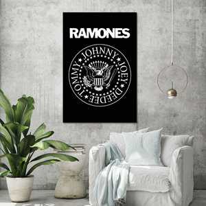 Póster con el logo de Ramones 'Gabba Gabba Hey!' Arte de Pared en Lienzo - Product Image 1