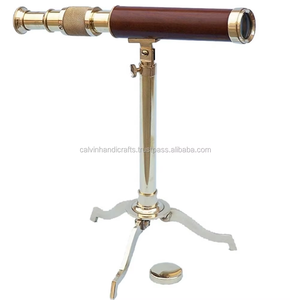 Support de télescope en laiton nautique CH Hampton, 17 pouces, vintage, fait main, poli, décoration intérieure, Noël, Halloween, artisanat Calvin - Product Image 6