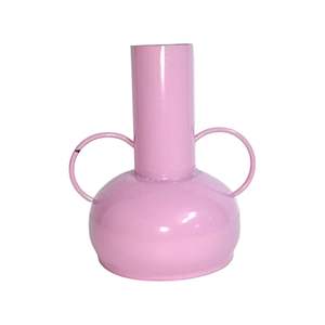 Vase à fleurs minimaliste rose en gros |   Pot de fleurs rond brillant pour bureau |   Décoration d'intérieur pour projets hôteliers et de bureaux - Product Image 3