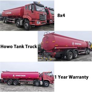 Camion-citerne diesel Howo d'occasion 25000L, 12 roues avec roues motrices 4x2 6x4, en acier, pour le stockage de GPL, de produits chimiques et d'huiles - Product Image 2