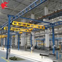Systèmes de grues monorail autoportantes pour postes de travail, capacités de levage de 0,5 à 3 tonnes, hauteur de levage de 20 m, pont roulant motorisé