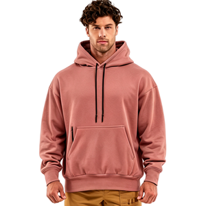 Sudadera con Capucha Oversize con Cremallera, Estilo Urbano, Bordado de Logotipo Personalizado, Venta al por Mayor OEM, Felpa Transpirable/Sostenible/de Secado Rápido, Unisex - Product Image 1