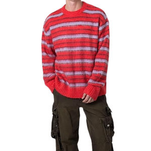 Nouveau produit à la mode pull pull pour hommes concevoir votre propre Street Wear Mohair Jersey à manches longues Mohair Jersey par maximiser l'usure - Product Image 3