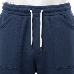 <b>Men</b> Printed Polyester/Cotton Canvas <b>Sweat</b> <b>Shorts</b> Elastic Waist Quick Dry OEM Service High Quality Custom Casual <b>Shorts</b> - Product Image 2