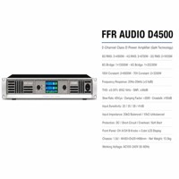 Amplificateur de puissance 2 canaux FFR AUDIO série D GaN classe D