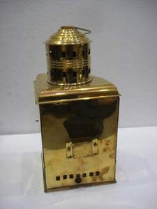 Lanterne marine en laiton de style antique, lanterne marine vintage en laiton, lampe nautique - Product Image 3