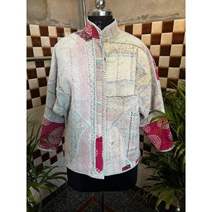 เสื้อแจ็คเก็ตคันธา คอจีน ผ้าทอแบบควิลท์ทันสมัย สำหรับมืออาชีพ สวมใส่สบายๆ ได้หลากหลายโอกาสในฤดูใบไม้ร่วง บุด้วยใยฝ้าย - Product Image 2