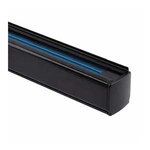 Rail de 1 m pour éclairage sur rail triphasé noir - Product Image 1