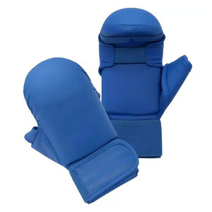 Mitaines de karaté à lacets, gants d'entraînement de haute qualité, cuir PU léger pour le karaté, le taekwondo, unisexe - Product Image 1