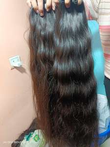 Extensions de cheveux humains 100% vierges indiennes Remy, brutes, non traitées, lisses, ondulées, saines, naturelles, texture profonde, haute qualité - Product Image 4