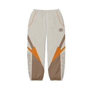 New Arrival Custom Wholesale <b>Top</b> Selling Vintage Solid Waterproof Windbreaker Jacket and <b>Sweat</b> Pants Two Piece Set - Product Image 5