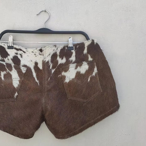 Top Quality Breathable And Comfortable Men <b>Leather</b> Cowhide <b>Shorts</b> New Style Unique Design Men Cowhide <b>Leather</b> <b>Shorts</b> - Product Image 3