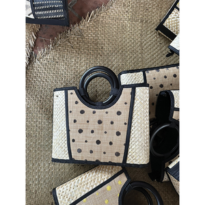 Exquisite Straw Handbag <b>Purse</b> Bucket Bag Rattan Bag Handmade <b>Clutch</b> Woven Straw Beach Bag for Women - Product Image 3