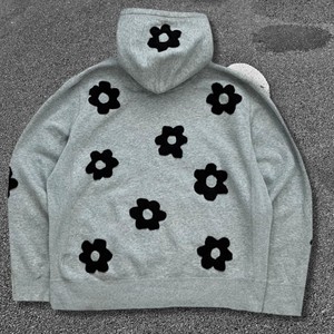 Sweat-shirt en coton surdimensionné personnalisé Impression 3D du logo Sweat à capuche vierge avec ficelle en relief Patch brodé Sweatshirts à capuche pour hommes - Product Image 4