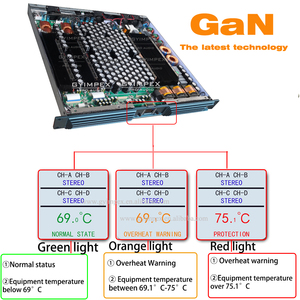 GAN Latest Technology High Powered Subwoofer Power Digital Amplifier Strong Power11000 Watt Switch Power Amplifiers 2 Channel - Product Image 3