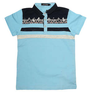 Polo pour garçons - Bleu - Product Image 1