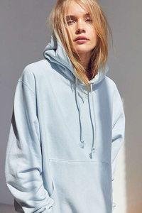 New Arrival Custom Logo Tan Color <b>Funnel</b> Neck Half-Zip Front & Fitted Cuffs And Hem Oversize Drop Shoulder Hoodies For Women - Product Image 3