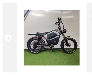 Vélo Électrique Tout-Terrain Rétro 20'' à Pneus Larges, 7 Vitesses, 350W/500W, Nouveau Modèle, Vélo Électrique Adulte, Vélo de Montagne et de Neige TH Bomber – Offre Spéciale - Product Image 1