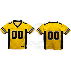 Camiseta de Fútbol Americano con Mangas Cortas y Malla Transpirable en el Pecho, 100% Poliéster, Personalizable para Hombres Adultos - Product Image 1