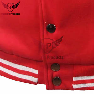 Veste universitaire épaisse sur mesure veste de baseball personnalisée avec col montant décontracté hiver Letterman Design quantité en vrac - Product Image 6