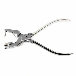 Gran oferta hecha de acero inoxidable con logotipo gratis y embalaje personalizado Dental Medical Ainsworth Rubber Dam Punch Pliers Forceps - Product Image 6