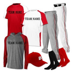 Camiseta de béisbol sin mangas auténtica Blanca Roja y negra personalizada ropa de equipo personalizada superventas - Product Image 6