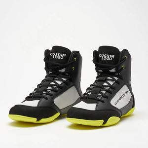 Chaussures de boxe de vitesse 2026, fournisseur fiable, fabrication sur mesure, respirantes, légères, antidérapantes, durables, vertes et noires, design haut de gamme - Product Image 1