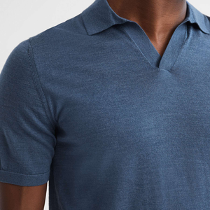 Vente en gros de polos personnalisés pour hommes 100 coton Polo uni de haute qualité à revers de golf pour hommes de sport Chemise décontractée pour hommes - Product Image 3